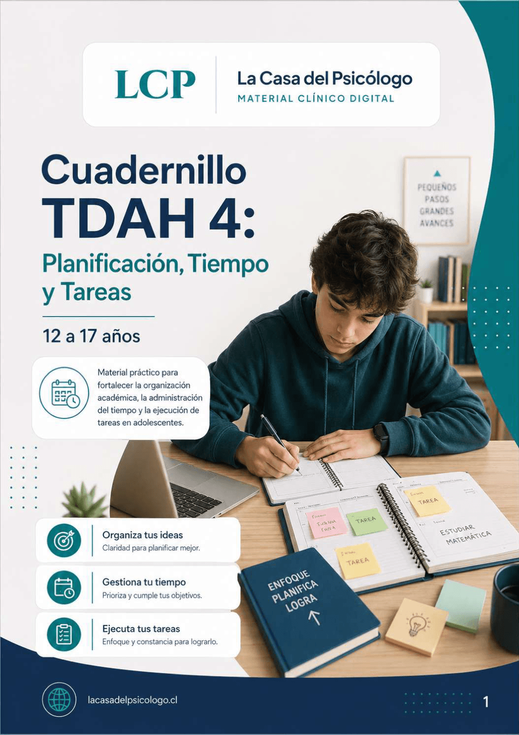 Cuadernillo TDAH 4: Planificación Tiempo y Tareas