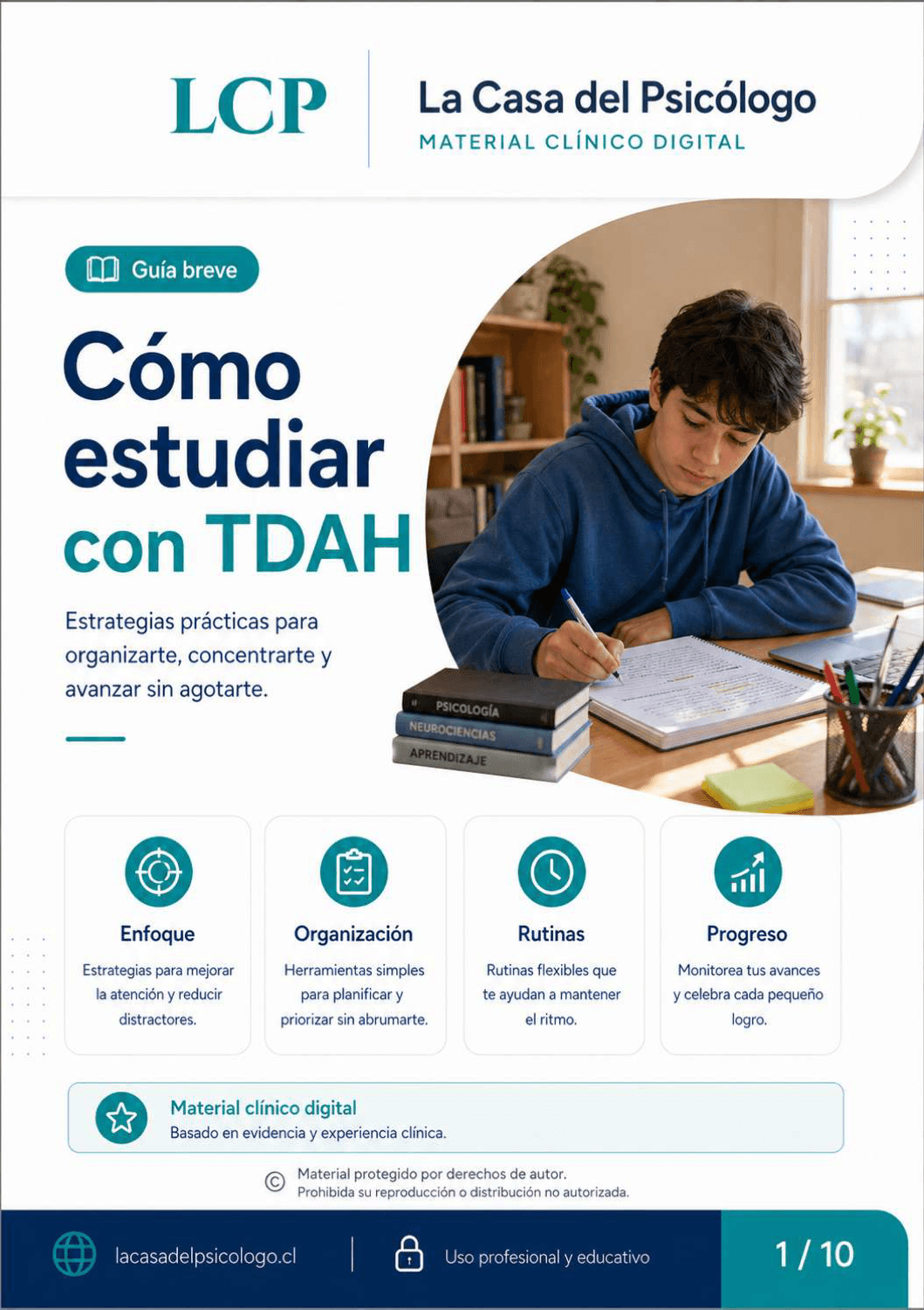 Guía breve: Cómo estudiar con TDAH